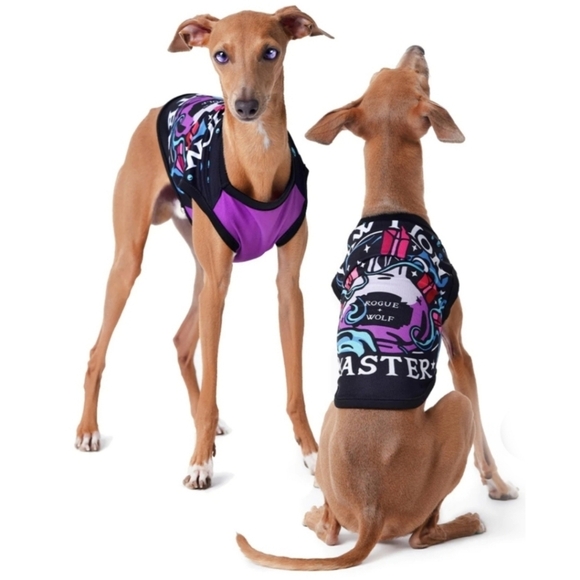 Rogue + Wolf ✦ “Pawtion Master” Pet Vest ✦ Magical Purple Vegan Pullover Tee - Picture 8 of 10